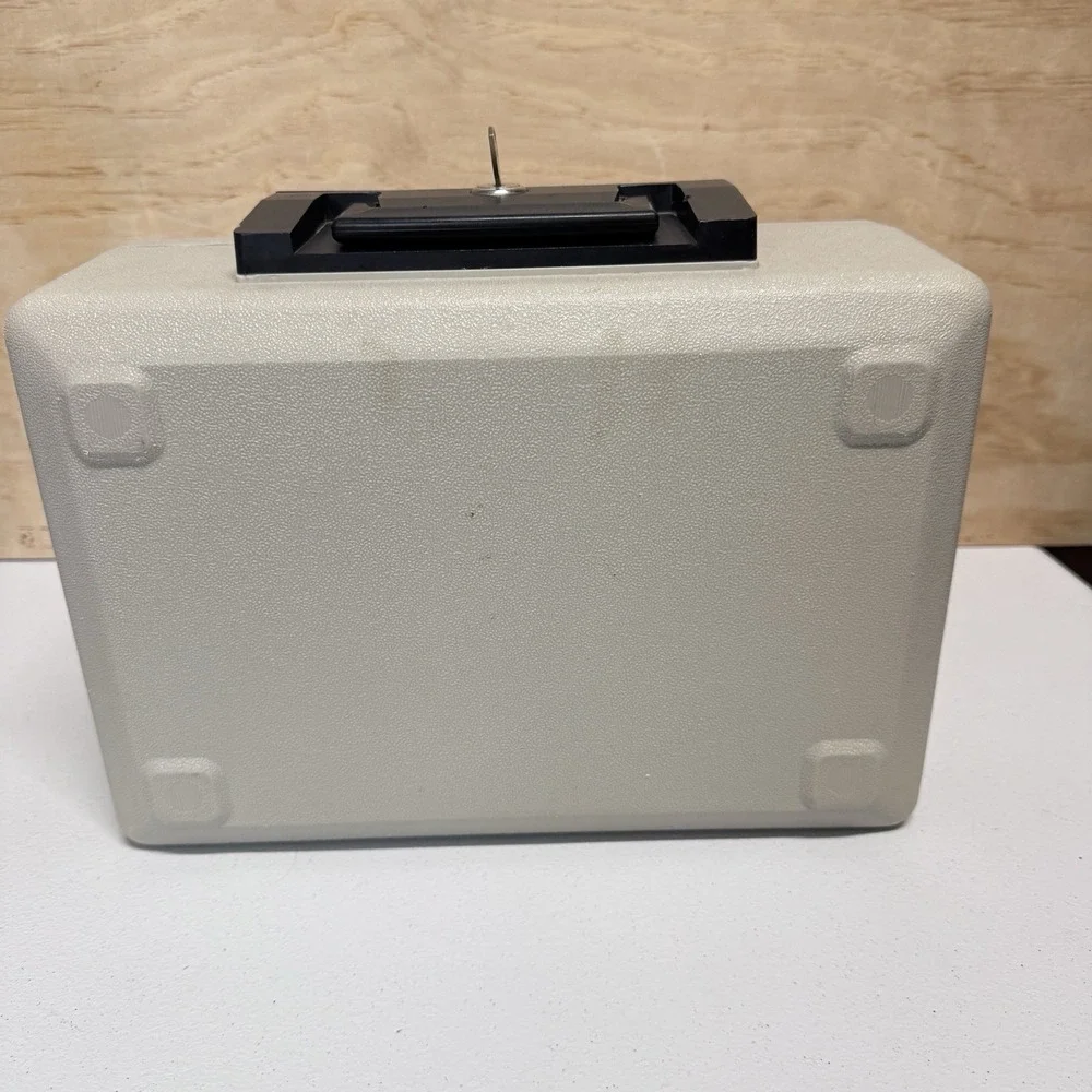 Sentry Safe 1100 Fire Proof Safe with Keys Valuables Portable Lock Box 1 key